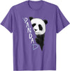 Giant Panda Fan Art SkizzenMonster PanDAD Funny Panda Bear Bad Dad Joke T-Shirt - Purple Heather