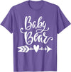 Funny Mama Bear Family Matching Gifts Clothing DJ Baby Bear T-Shirt - Purple Heather