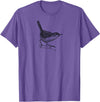 Birding Ornithologist Birds Wren Bird T-Shirt - Purple Heather