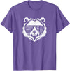 pappy Bear Family Apparel Pappy Bear Face with Sunglasses T-Shirt - Purple Heather