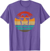 Cow Accessories & Clothing Gifts Women Men Kids Cow Retro Style Vintage T-Shirt - Purple Heather
