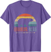 Cute Bear Family Matching Shirts & Gifts Grandpa Bear Vintage Retro Granddad Outfit Grandfather T-Shirt - Purple Heather
