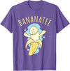 Sea Cows & Bananas Bananatee Manatee Banana Dugong Pun Funny Fruit T Shirt T-Shirt - Purple Heather