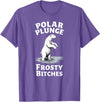 Polar Bear Lover Tees Humor Winter Polar Plunge Frosty Bitches T-Shirt - Purple Heather