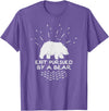 Funny Winter Tees Exit Pursued By a Bear - Funny Shakespeare - Winter Shirt T-Shirt - Purple Heather