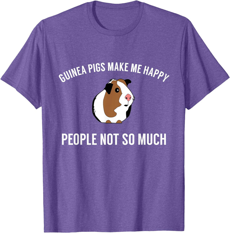 Guinea Pig Accessories & Gifts Funny Guinea Pig Tshirt Gift | Guinea Pig Tee T-Shirt - Purple Heather