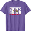 CA Shirt Co. California Republic T-Shirt | NOR CAL T-Shirt T-Shirt - Purple Heather