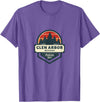 Glen Arbor, MI | Glen Lake Michigan | Sleeping Bear Dunes T-Shirt - Purple Heather