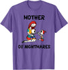 Mom Shirts Mother of Nightmares Graphic T-Shirt - Purple Heather