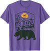 Outfit per Trekking ed Escursioni in Abruzzo Abruzzo Adventure Awaits Marsican Abruzzese Bear T-Shirt - Purple Heather