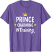Prince Charming In Training Halloween Costume Prince Charming in Training Halloween T-Shirt - Purple Heather