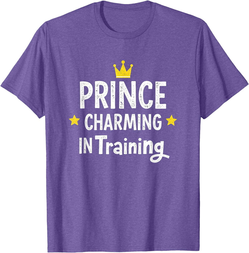 Prince Charming In Training Halloween Costume Prince Charming in Training Halloween T-Shirt - Purple Heather