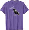 Goth Griper Crow F-CAW-F Funny T-Shirt - Purple Heather