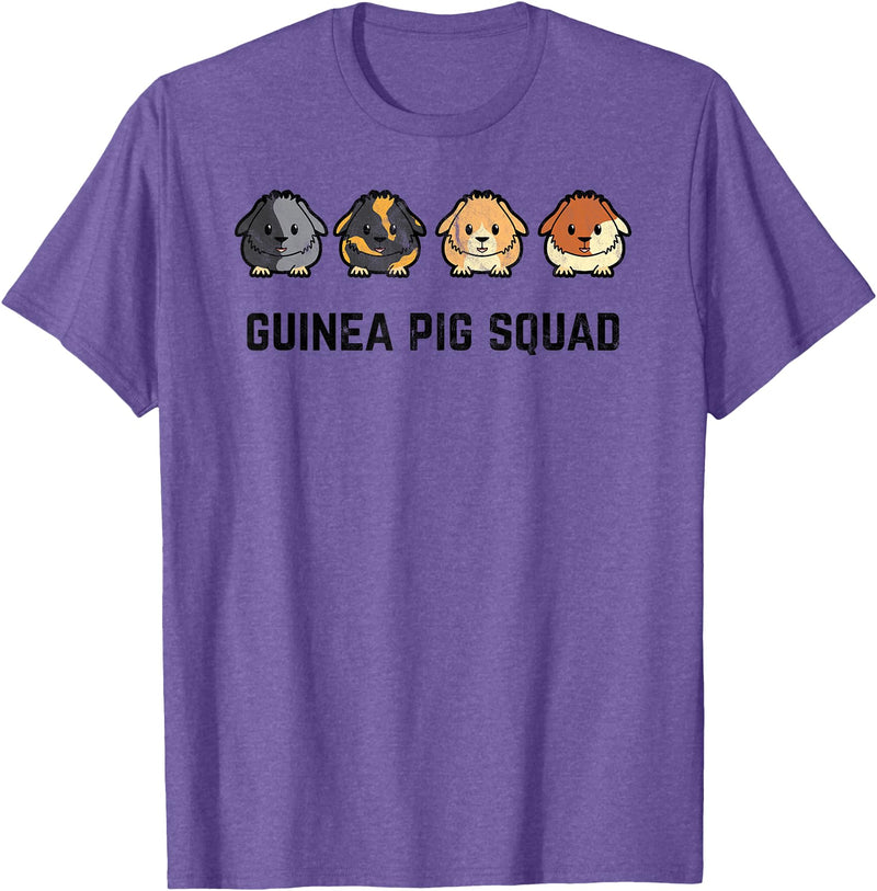 Funny Sarcastic Ironic Quotes & Gifts Cute and Cavy Guinea Pig Rodent Pet Team Squad T-Shirt - Purple Heather