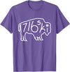 Buffalo Polish 716 716ski Dyngus Day Buffalo NY Polish T-Shirt - Purple Heather