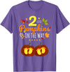 Gender Reveal Party Gifts Ideas Twins Halloween Pregnancy Shirt Cute Twins Pumpkin Pregnant T-Shirt - Purple Heather