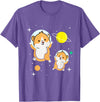 Hamster In Space Hamster Lover Gift T-Shirt - Purple Heather