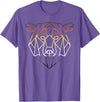 LGBT Pride Bear Flagge - Gay Bear Geschenk LGBTQ Bear Gay Pride Month - Geometric Bear T-Shirt - Purple Heather