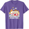 Peppa Pig Visits America Road Trip V2 T-Shirt - Purple Heather