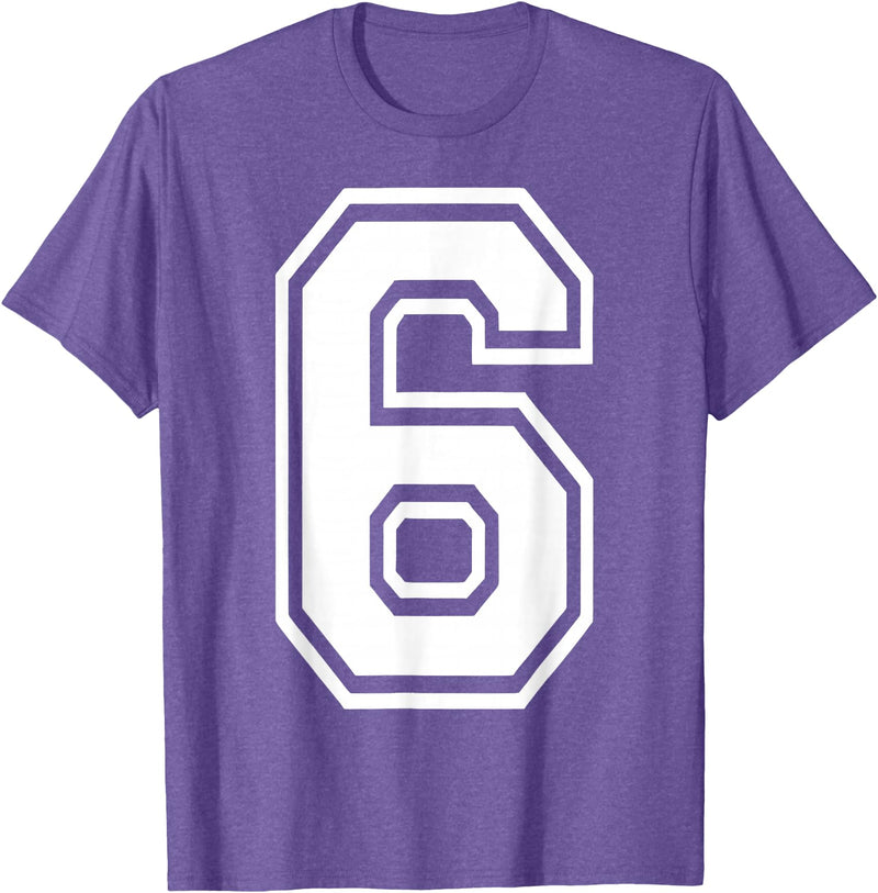 Funny 6 7 Six Seven Halloween Gen Alpha Slang Couple Costume Duo 67 Six Seven Meme Funny 6 7 T-Shirt - Purple Heather