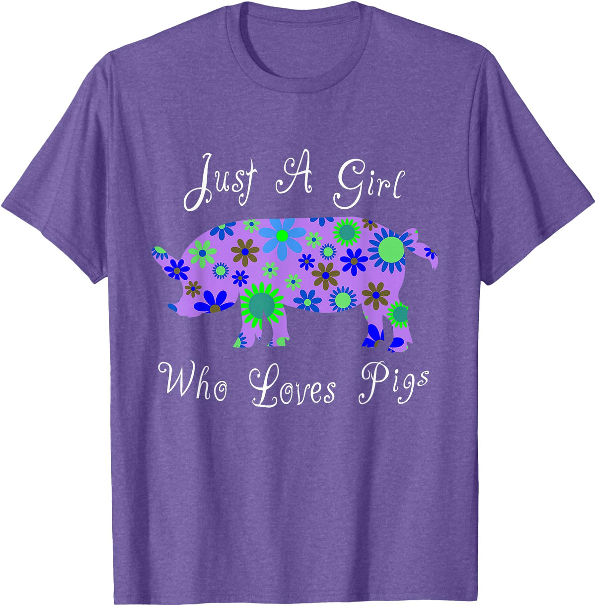 Cartba Pig Co. Pig Lover Cute T-Shirt - Purple Heather