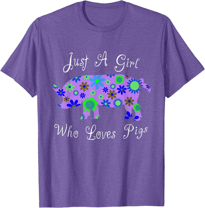 Cartba Pig Co. Pig Lover Cute T-Shirt - Purple Heather