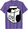 Clever Witty Milk Designs Leche Spanish Milk Carton Dairy Lover T-Shirt - Purple Heather