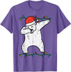 Christmas Shirts Pajamas PJ Men Women Kids Gifts Dabbing Polar Bear Dab Xmas Christmas Boys Kids Girl Youth T-Shirt - Purple Heather
