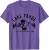 We Love Lake Tahoe - California Nevada Lake Tahoe California Nevada Mountains Bear Nature Vintage T-Shirt - Purple Heather
