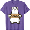 Cute Polar Bear Gifts And Tees Animal Welfare Save The Polar Bears T-Shirt - Purple Heather