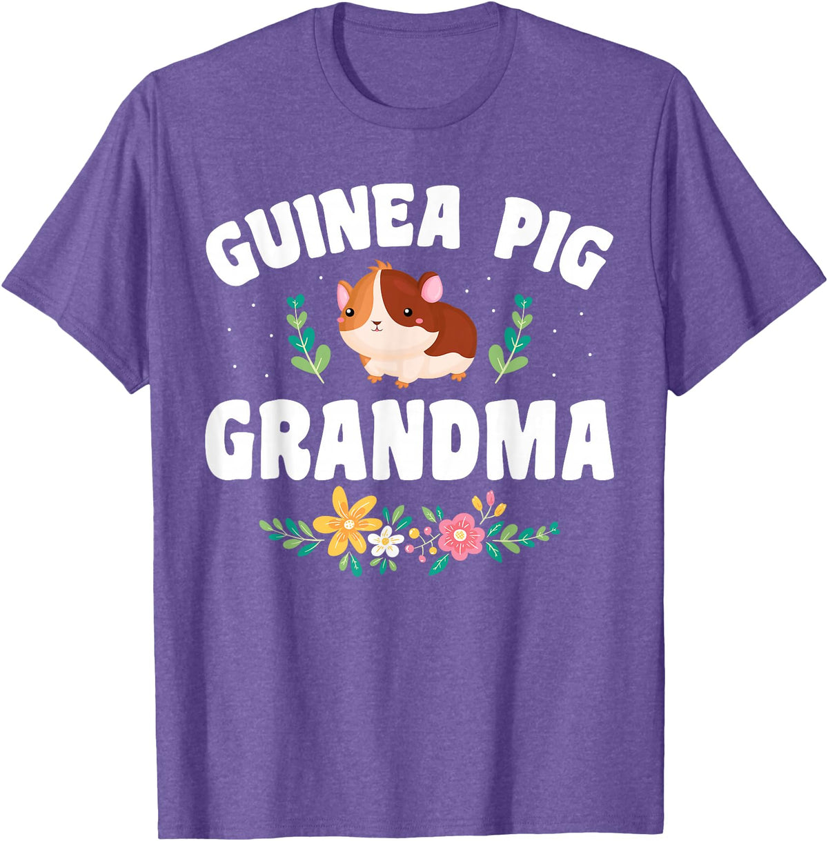 Guinea Pig Grandma Wear Guinea Pig Grandma Pet Owner T-Shirt - Purple Heather