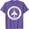 Bear Cave Designs - USA McDonnell Douglas F-4 Phantom II T-Shirt - Purple Heather