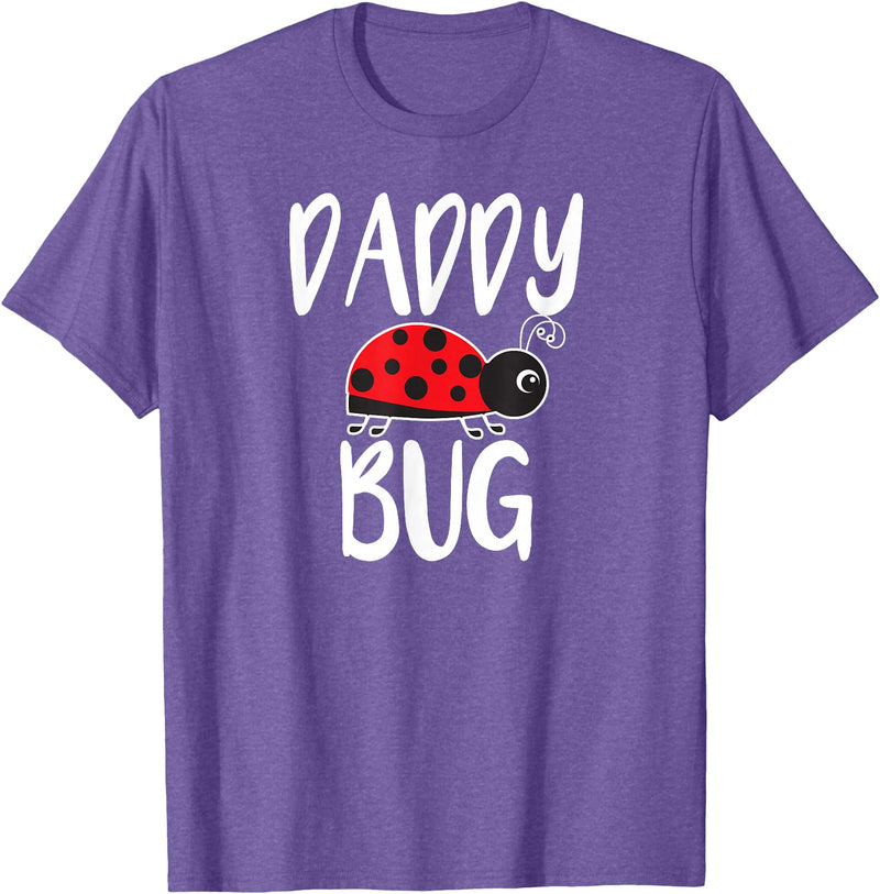 Funny Cute Ladybug Clothing For Daddy Daddy Bug Funny Ladybug for Daddy T-Shirt - Purple Heather