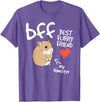 Hamster lover BFF Best Furry Friend my hamster cute fun kids T-Shirt - Purple Heather