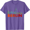 Berliner Bär Designs - Berlin Shop - Berlin Berlin Design - Berlin Bear - I Love Berlin T-Shirt - Purple Heather
