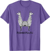 Pushmi-Pullyu Llama Funny Alpaca Llama Style, Pushmi-Pullyu Yoga T-Shirt - Purple Heather