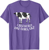 Cute Cow Animal Gifts Cattle Cow Farmer Gift I Just Really Like Cows, Ok? T-Shirt - Purple Heather