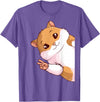 Hamster Children Girls Boys T-Shirt - Purple Heather