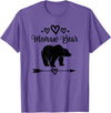 Homewise Shopper Memaw Memaw Bear Grandmother T-Shirt - Purple Heather