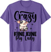 Kune Kune Pig Accessories & KuneKune Clothes Kune Kune Pig Girl Accessories for Women Kunekune Pig T-Shirt - Purple Heather