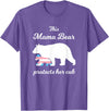 Transgender Child Mama Bear LGBT Mama Bear Protects Her Cub Transgender LGBT Trans Pride T-Shirt - Purple Heather