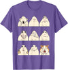 Hamster Reaction Meme Kids Boys Girls Men and Women T-Shirt - Purple Heather