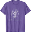Retro Faith Based Lion Cross Father Day tee Fatherhood is Kingdom Work Retro Faith Based Lion Cross T-Shirt - Purple Heather