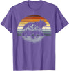 Bear Community Bear Brotherhood Gay Men Gifts Bear Pride Retro Mountain Nature Gay Bear Flag T-Shirt - Purple Heather