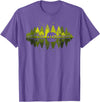Outdoor Tree Tee Trees Reflection Wildlife Nature Animal Bear Outdoor T-Shirt - Purple Heather