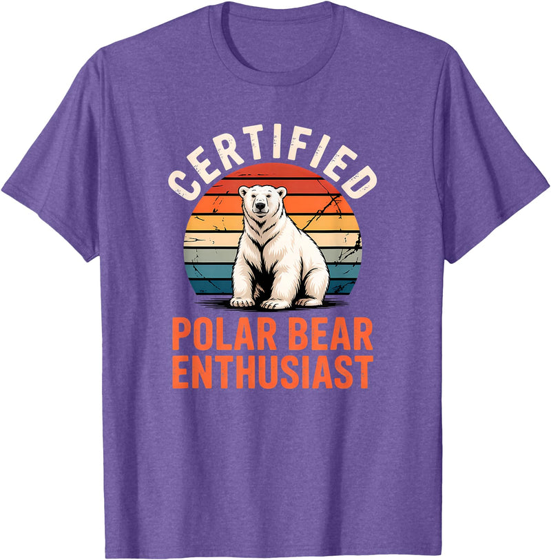 Polar Bear Shirts & Gifts Polar Bear T-Shirt - Purple Heather