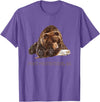 Port Protection Alaska Wild Grizzly Bear Nature Port Protection Brown Grizzly Bear In Snow Alaska Pacific NW T-Shirt - Purple Heather