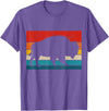 We Love Bison Bison Retro American Buffalo National Park Vintage T-Shirt - Purple Heather