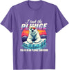 Chilly Dive Apparel Costume Polar Bear Plunge Survivor Fun Winter Adventurers Apparel T-Shirt - Purple Heather