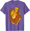 Disney The Lion King Simba and Mufasa Father and Son T-Shirt T-Shirt - Purple Heather